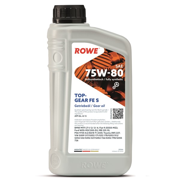 HIGHTEC TOPGEAR FE SAE 75W-80 S (25066) ROWE
