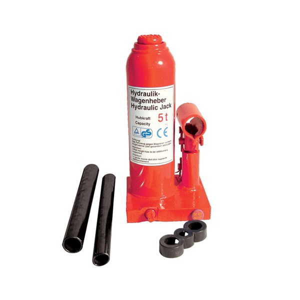 Søjledonkraft - Hydraulisk domkraft, 5 Ton