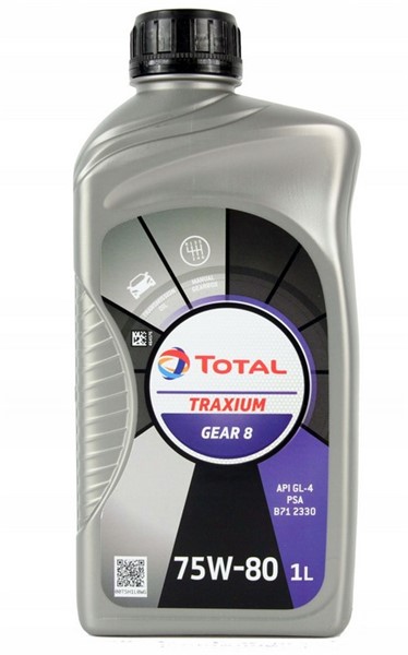 Gearolie - Transmissionsolie Total Traxium Gear 8 75w-80, Bagakse TotalEnergies