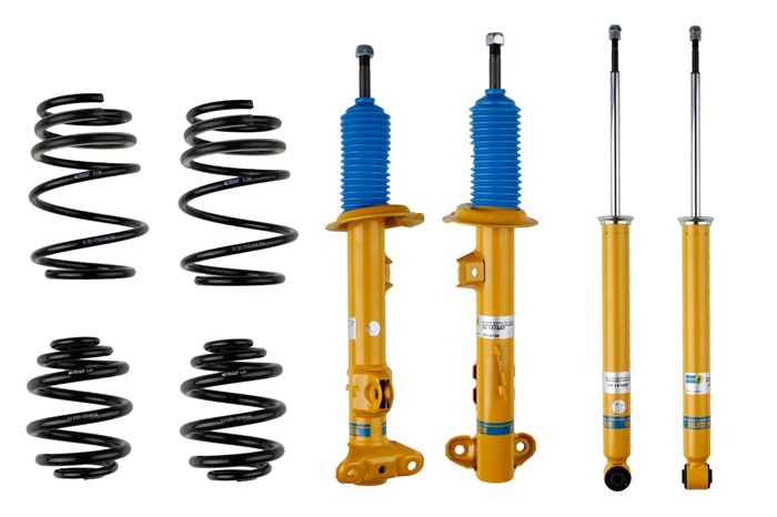Chassissæt, fjedre/dæmpere Gastryk, Foraksel, Bagaksel BILSTEIN Bilstein