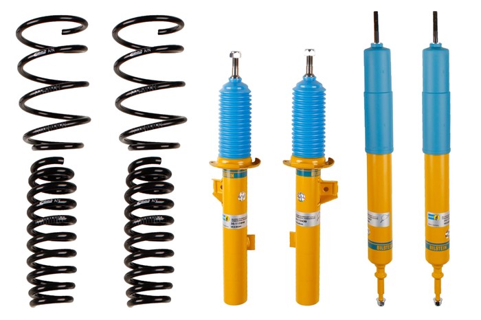 Chassissæt, fjedre/dæmpere Gastryk, Foraksel, Bagaksel BILSTEIN Bilstein