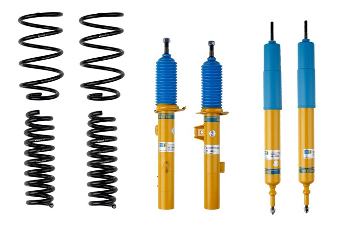 Chassissæt, fjedre/dæmpere Gastryk, Foraksel, Bagaksel BILSTEIN Bilstein