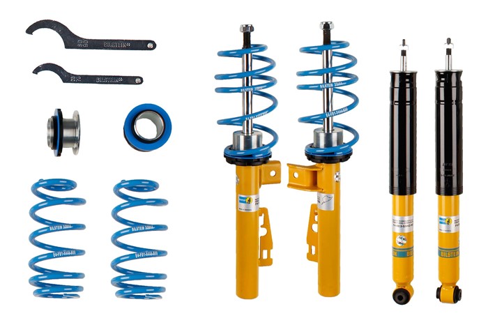 Chassissæt, fjedre/dæmpere Gastryk, Foraksel, Bagaksel BILSTEIN Bilstein