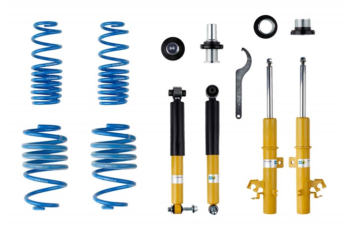 Chassissæt, fjedre/dæmpere Gastryk, Foraksel, Bagaksel BILSTEIN Bilstein