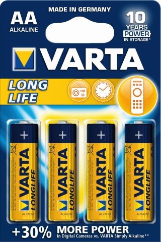Tørbatteri - Alkaliske batteri Aa VARTA