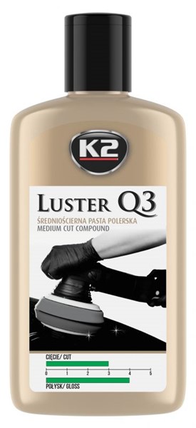 Luster Q3 Green Fast cut compound 250g K2 K2