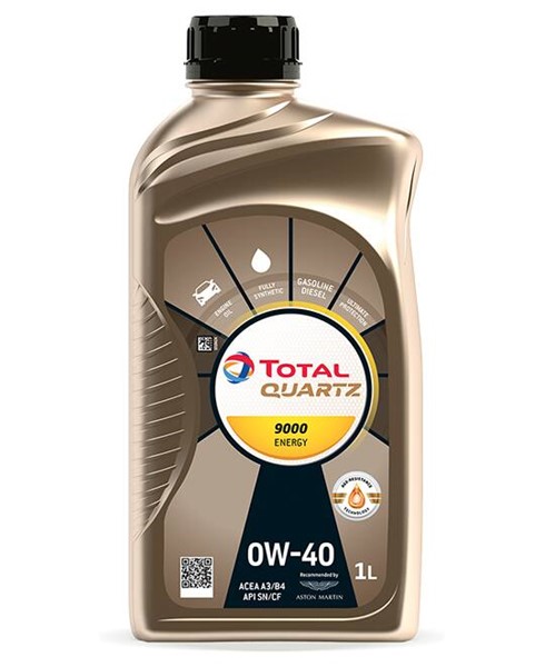 Motorolie Total Quartz Energy 9000 0W-40 A3/B4 SN/CF, 1L TOTALENE TotalEnergies