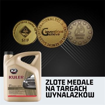 Kuler Long life -35°C Glykol Rød 5L K2 K2