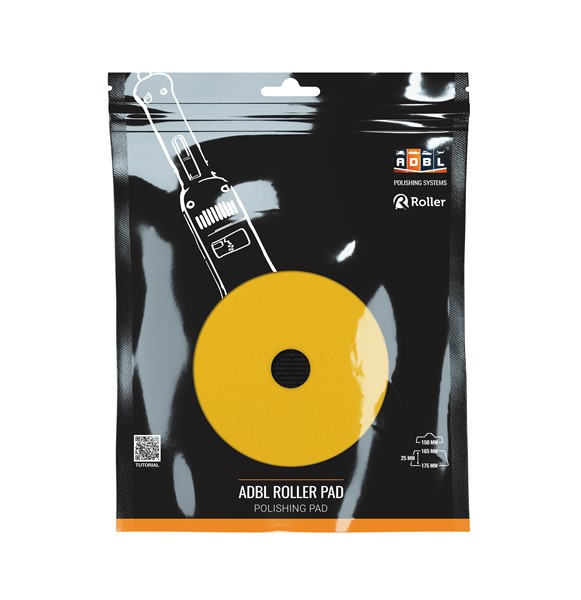 Poleringssvamp Adbl Roller Cut Da 150mm Gul Hard Velcro ADBL ADBL