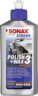 Xtreme Polish+Wax 3 Polermiddel 250ml SONAX