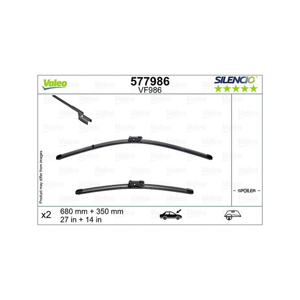 Viskerblad, Førerside, Passagerside VALEO VALEO