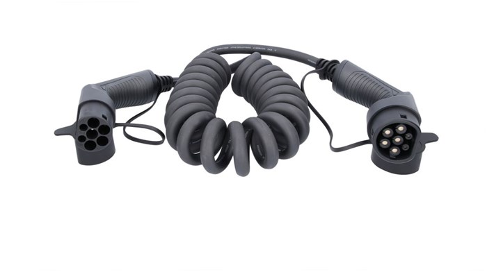 Ladeledning, elbil - Ladekabel Type 2 32A 3-5M 22Kw 400V KS TOOLS KS TOOLS