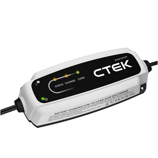 Batterilader Ctek CT5 Powersport med lithiumlader CTEK Batterilader Ctek CT5 Powersport med lithiumlader CTEK
