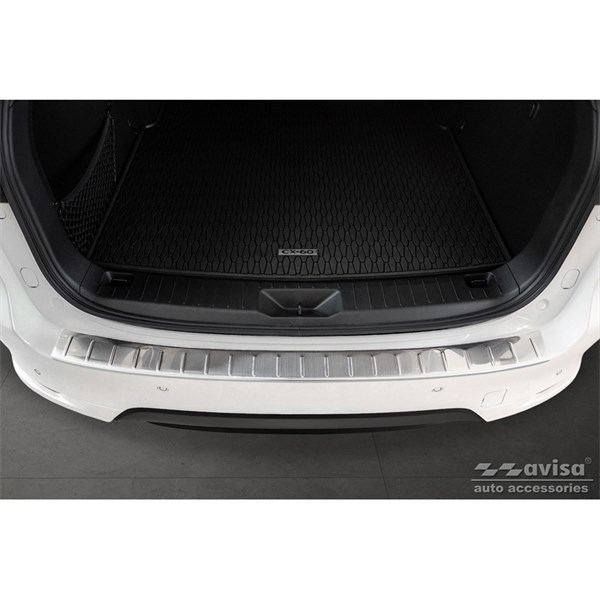 Kofangerbeskytter Avisa Mazda CX-60 2022– krom rustfrit stål, Bag Kofangerbeskytter Avisa Mazda CX-60 2022– krom rustfrit stål, Bag
