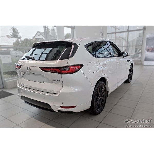 Kofangerbeskytter Avisa Mazda CX-60 2022– krom rustfrit stål, Bag Kofangerbeskytter Avisa Mazda CX-60 2022– krom rustfrit stål, Bag