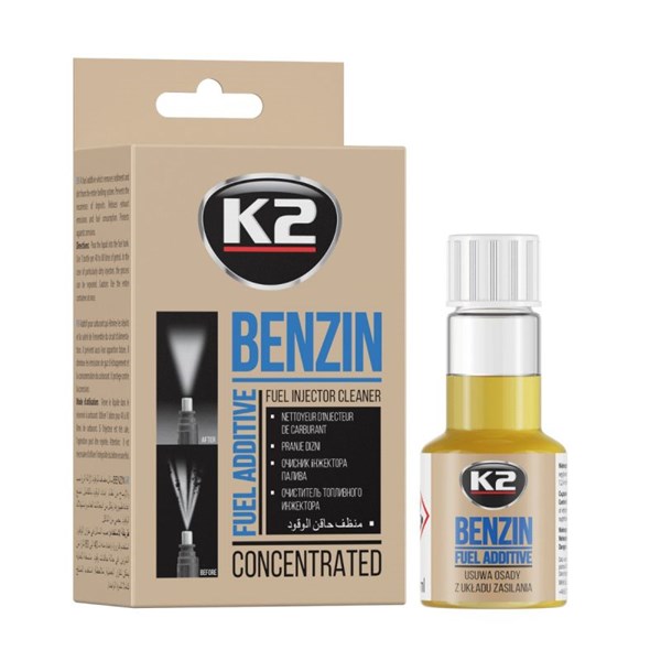 Benzin Benzintilsætning 50ml K2 K2