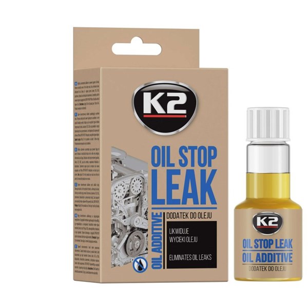 Stop Leak Oil Motorolietilsætning 50ml K2 K2