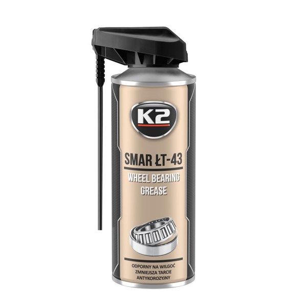 Lt-43 Lithium spray Hjulnavsfedt 400ml K2 K2