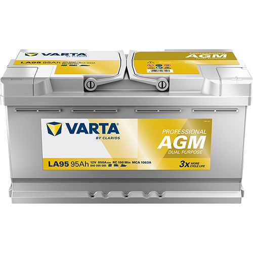 Startbatteri Varta Professional Agm La95 12v 95ah 850a VARTA