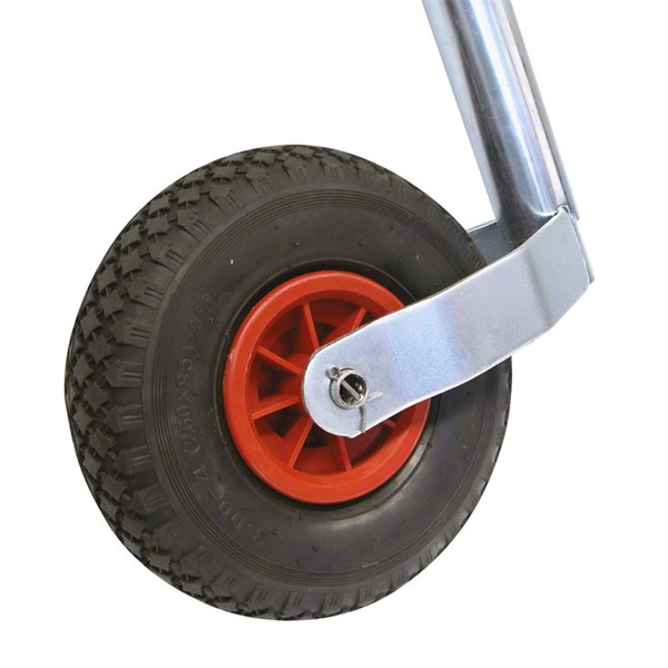 Stødhjul, 150kg, 48 mm, 260x80mm med dæk – Støttehjul