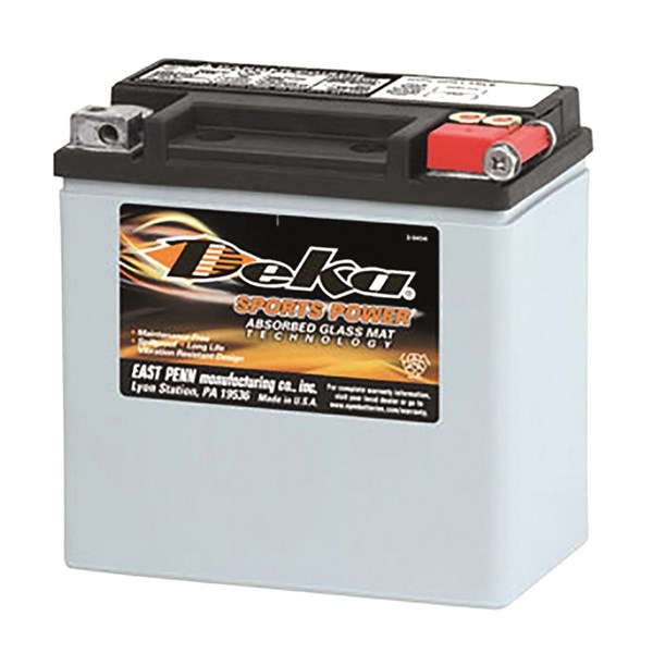 MC Startbatteri AGM DEKA ETX14L 12V 12AH 12V DEKA Deka