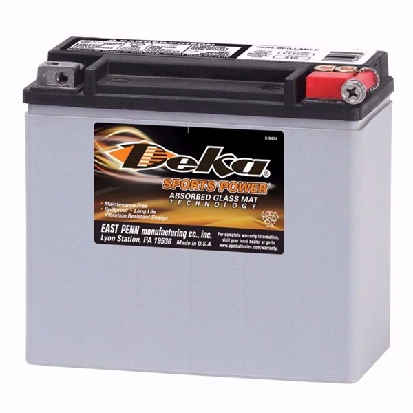 MC Startbatteri AGM DEKA ETX20L 12V 17.5AH 12V DEKA Deka 