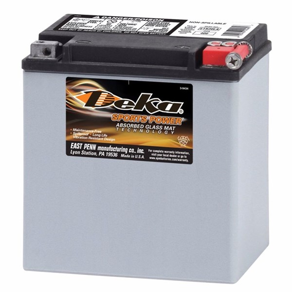 MC Startbatteri AGM DEKA ETX30LA 12V 27.5AH 12V DEKA Deka 