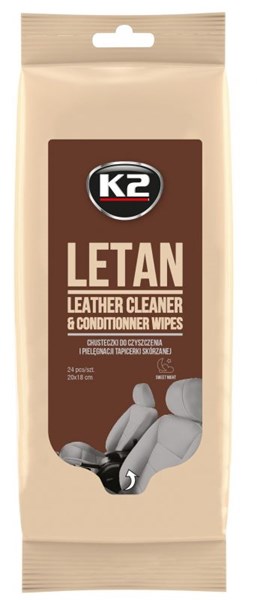 Letan Læderrens wipes 24stk K2 K2