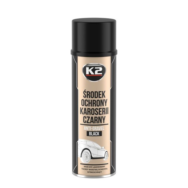 Anti-gravel black Stenslagsbeskyttelse sort 500ml K2 K2