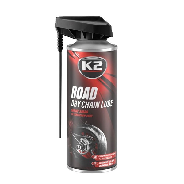 Kædespray K2 Road Dry Chain Lube 400ml K2