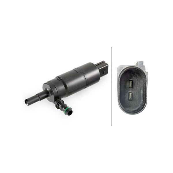 Vandpumpe, forlygtevisker/vasker 12V HELLA HELLA