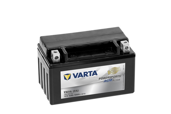 Startbatteri - MC Batteri AGM VARTA TX7A (FA) 12V 6Ah 105A VARTA