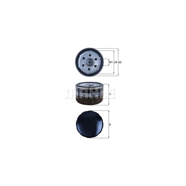 Oliefilter MAHLE MAHLE