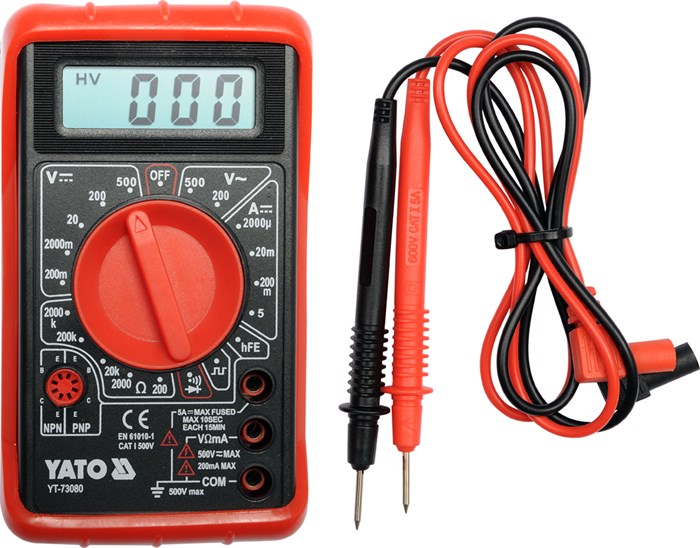 Digital multimeter 12v Yato