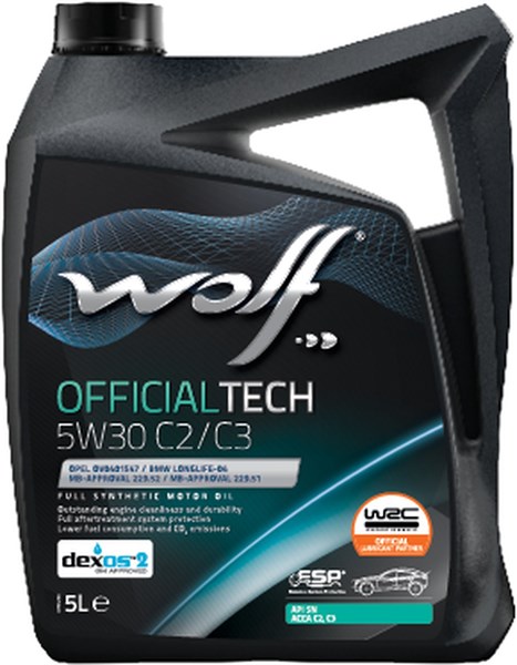 WOLF OFFICIALTECH 5W30 C2/C3 WOLF