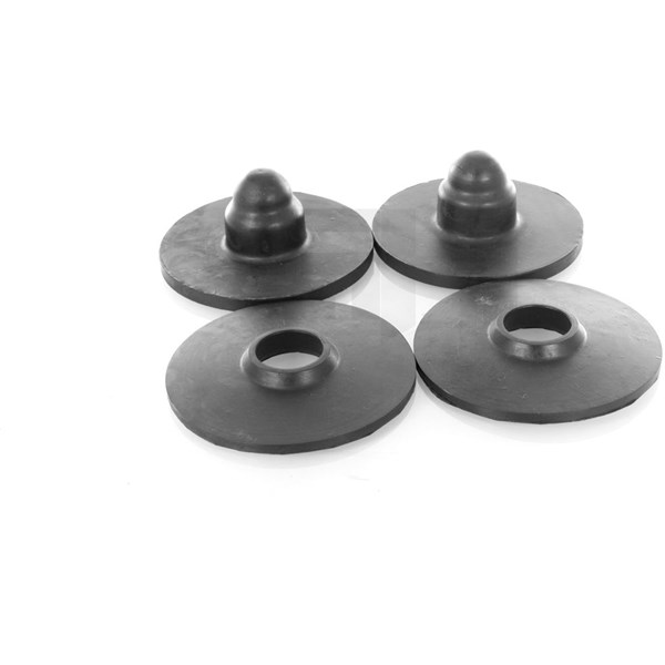 Gummianslag, affjedring, Bagaksel, Nede, Oppe GH GH