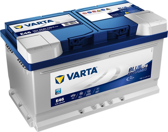 STARTER BATTERY VARTA Blue Dynamic EFB 12V 75AH/730A VARTA