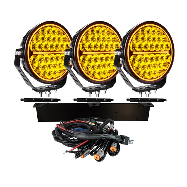 Tågelygte - Extralys Komplet Kit 3x Siberia Br 9? Led STRANDS LIG Strands Lighting Division