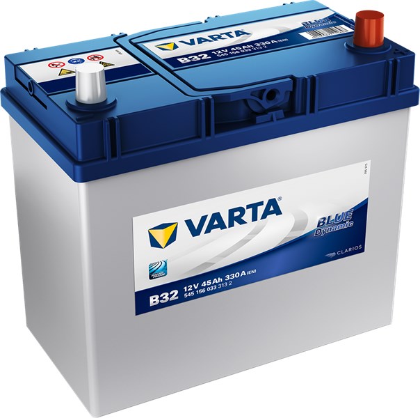 STARTBATTERI VARTA BLUE DYNAMIC B32 12V 45AH 330A VARTA