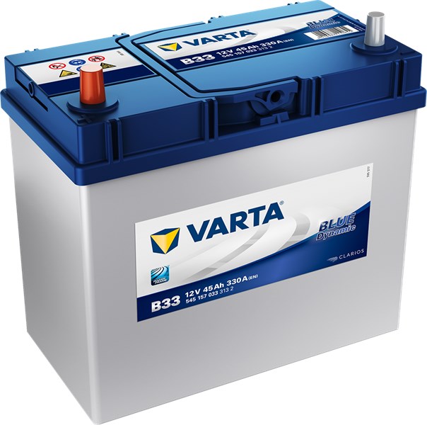 STARTBATTERI VARTA BLUE DYNAMIC B33 12V 45AH 330A VARTA