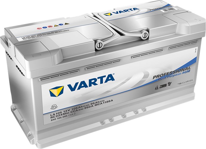 Startbatteri Varta 12v 105ah 950a VARTA