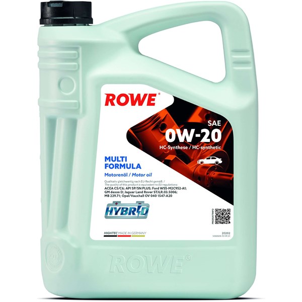 HIGHTEC MULTI FORMULA SAE 0W-20 (20202) ROWE ROWE