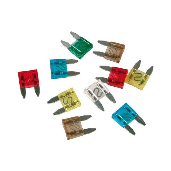 Sikringer Mini 7,5A - 30A, 10-pak
