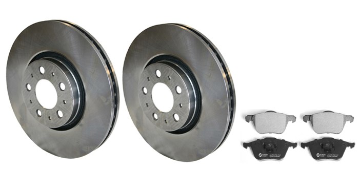 Bremsesæt, Skivebremser Ventileret, Foraksel