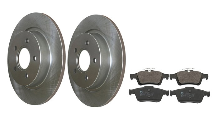 Bremsesæt, Skivebremser Solid, Bagaksel