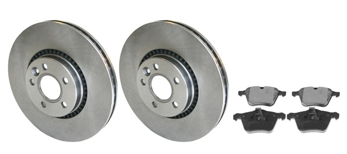 Bremsesæt, Skivebremser Ventileret, Foraksel