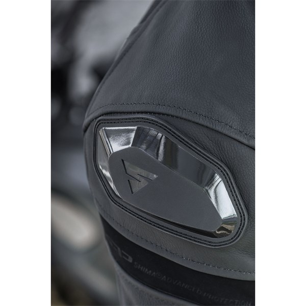 Arbejdsjakke - MC Her LÆDER MESH jakke SHIMA PISTON Sort-50 SHIMA SHIMA
