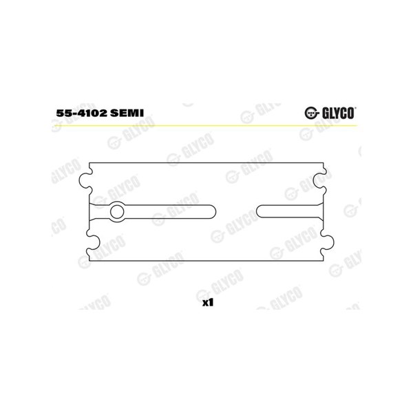 Lejebøsning, plejlstang GLYCO GLYCO