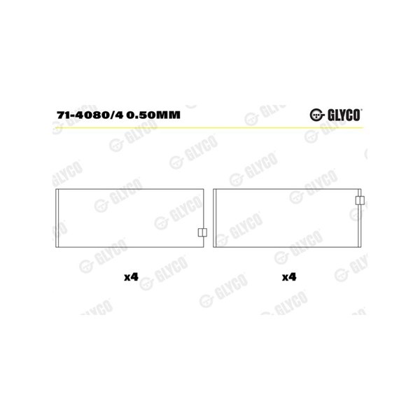 Plejlstangleje GLYCO GLYCO