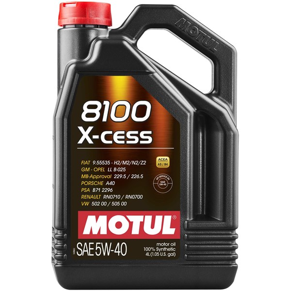 8100 X-CESS 5W-40 MOTUL 8100 X-CESS 5W-40 MOTUL